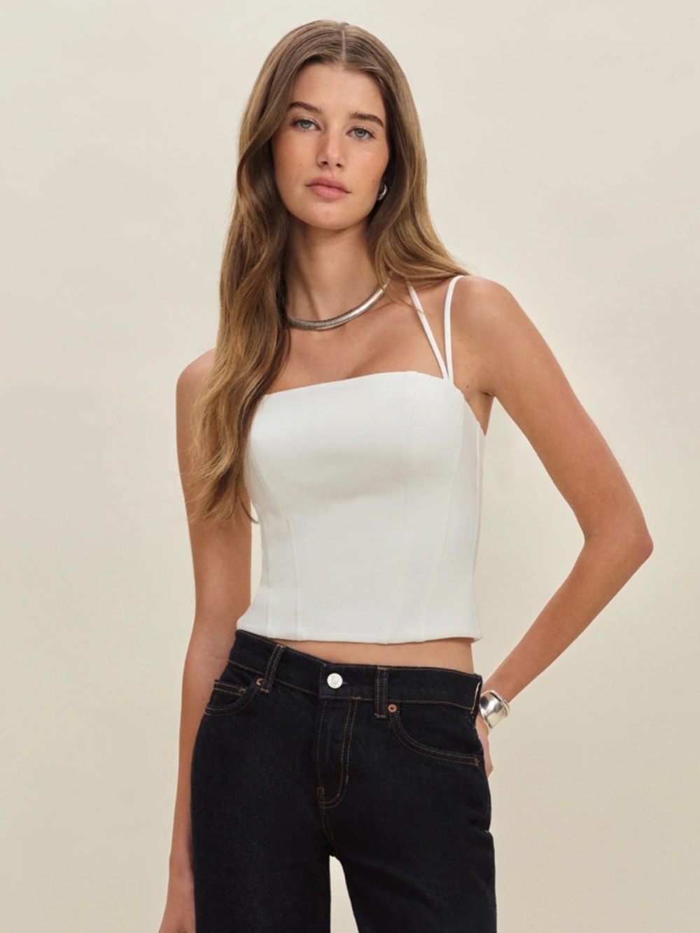 Reformation Elliot Knit Top XS